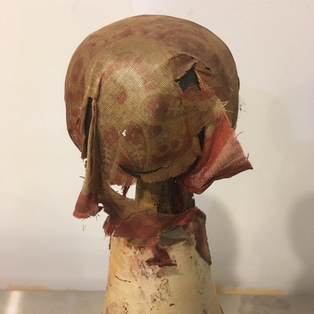 Vintage Mexican wood carved doll by Juan - RARE - Picture 4 of 8